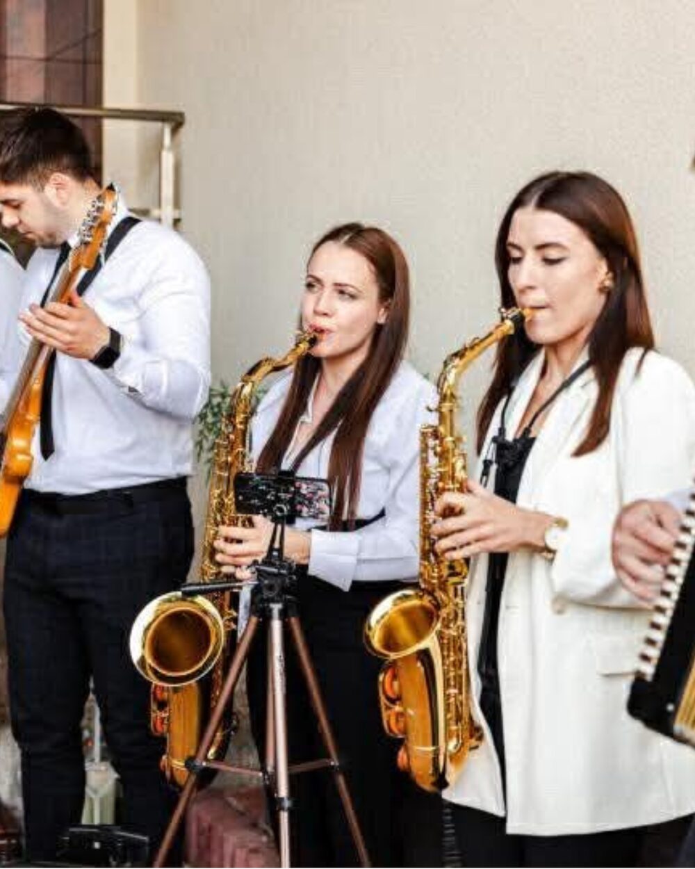 Zespół Aspect na scenie